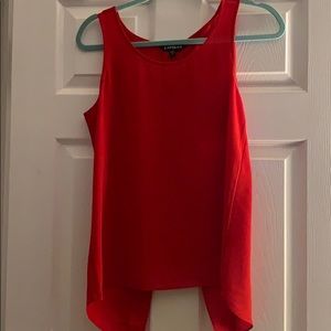 Express red tank top